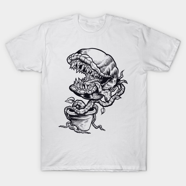 Carnivorous plant T-Shirt by Adorline